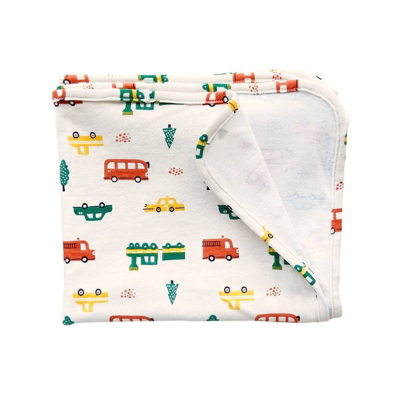 Buy Organic Cotton Swaddle Blankie | Pack of 2 (Woodlands, Vroom) | Shop Verified Sustainable Products on Brown Living