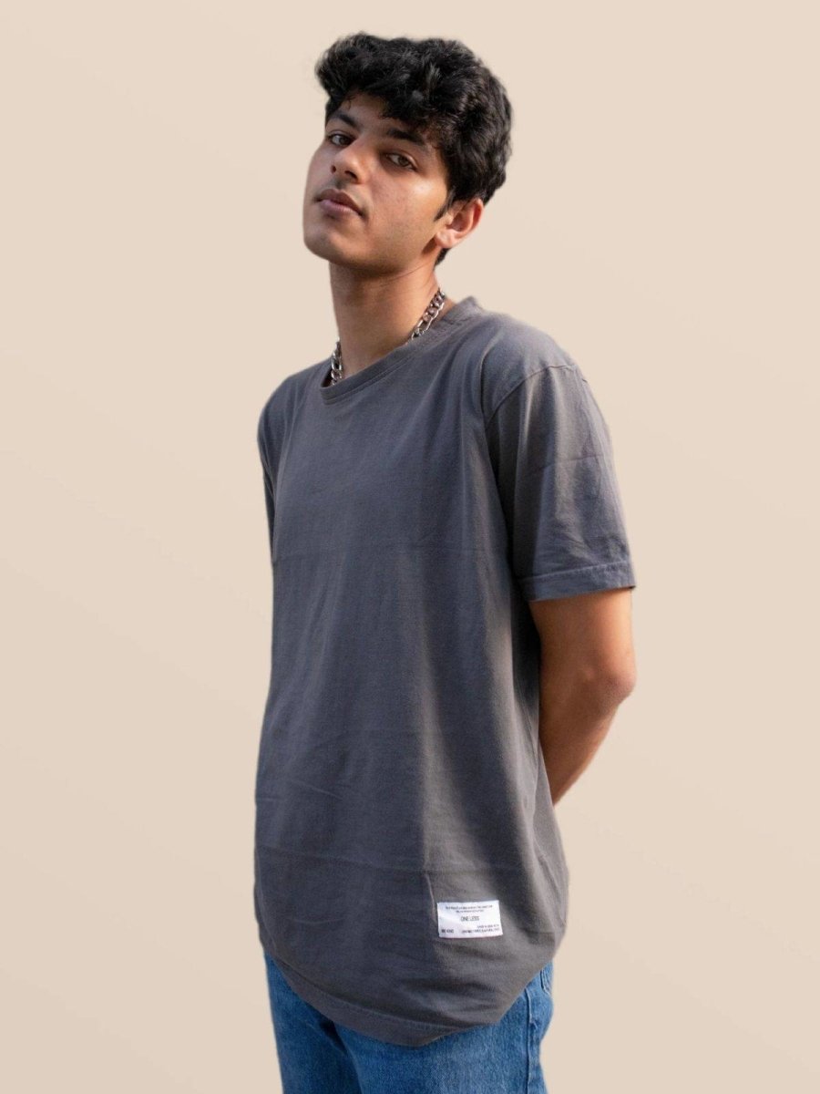 Buy Organic Cotton T-Shirt - Slate Grey Online on Brown Living | Mens T ...