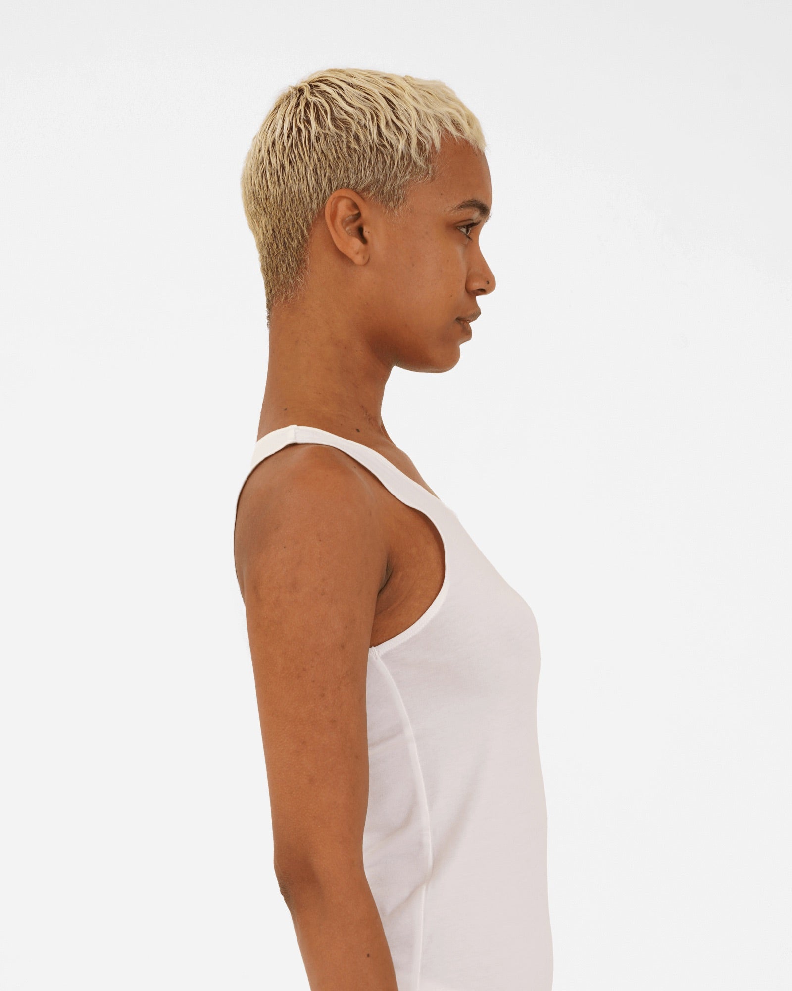 Organic Cotton Tank Top - White (Pack of 2) | Verified Sustainable by Brown Living™