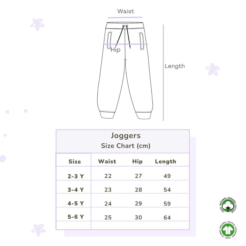 Buy Organic Cotton Unisex Joggers- Black | Shop Verified Sustainable Kids Pajamas on Brown Living™