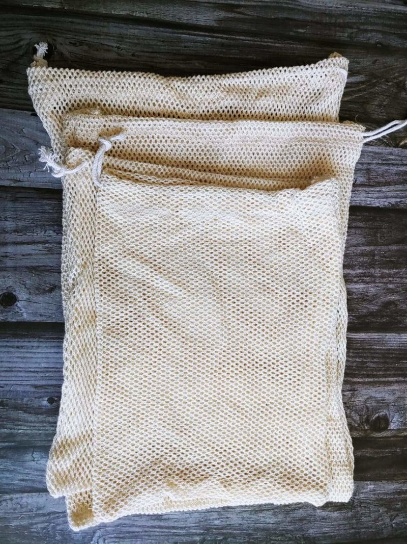 Buy Organic Cotton Vegetable Fridge Bags | Pack of 4 | Shop Verified Sustainable Products on Brown Living