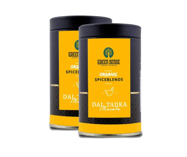 Buy Organic Dal Tadka Masala - Organic Spice Blend - 80g x 2 - Pack Of 2 | Shop Verified Sustainable Seasonings & Spices on Brown Living™