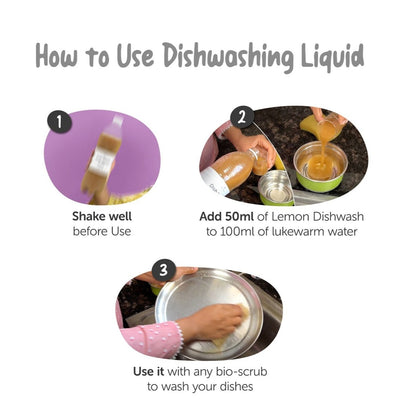 Organic Dishwashing Liquid 750 ml | Disinfects Utensils – Cleaning Products on Brown Living™. SKU: 4BC_ODL - 75T. Img 5.