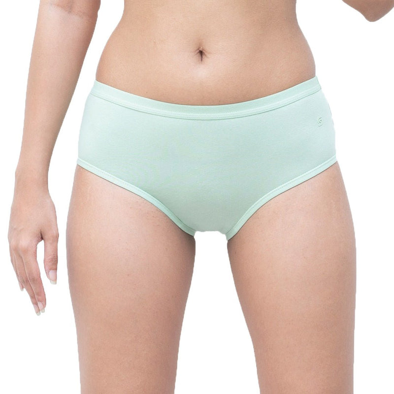 Organic Everyday Hipster Panty- Greenfig (3pc) | Verified Sustainable Womens Underwear on Brown Living™