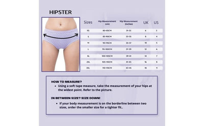 Organic Everyday Hipster Undies (6pc) – Womens Underwear on Brown Living™. SKU: UNDIEHIPXS. Img 7.