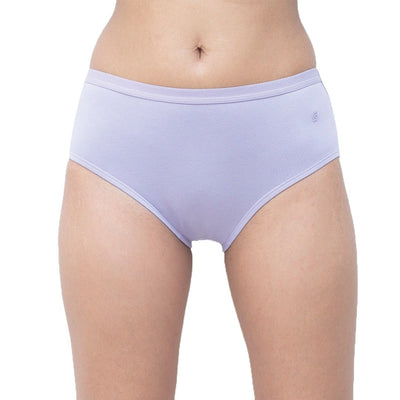 Organic Everyday Hipster Undies - Lavender - Set of 3 – Womens Underwear on Brown Living™. SKU: HIPLAVXS. Img 2.
