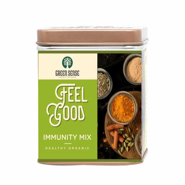 Buy Organic Feel Good Immunity Mix - Immunity Booster - 100g | Shop Verified Sustainable Powder Drink Mixes on Brown Living™