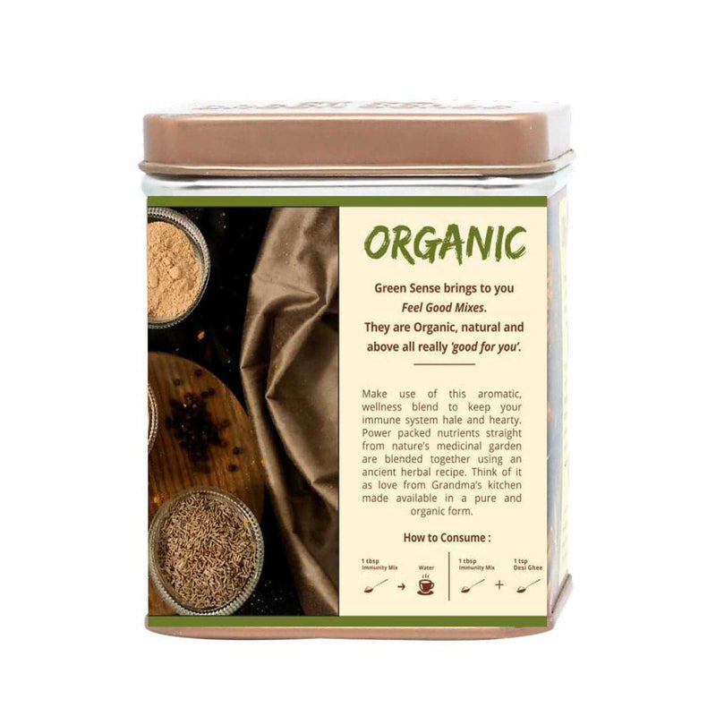 Buy Organic Feel Good Immunity Mix - Immunity Booster - 100g | Shop Verified Sustainable Powder Drink Mixes on Brown Living™