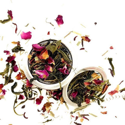 Organic First Flush Hibiscus Rose Whole Leaf Green Tea | Verified Sustainable by Brown Living™