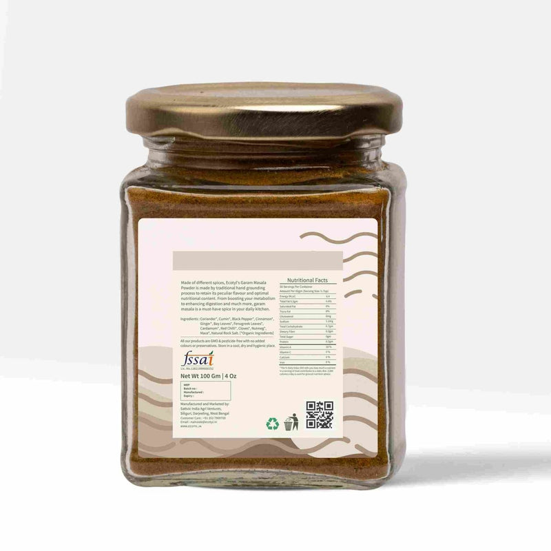 Buy Organic Garam Masala Powder- 100g | Shop Verified Sustainable Seasonings & Spices on Brown Living™