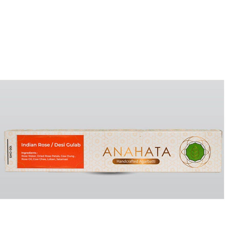 Buy Organic Indian Rose Agarbatti -100gms | Shop Verified Sustainable Pooja Needs on Brown Living™