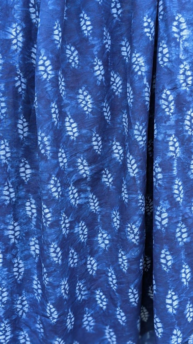 Buy Organic Indigo Shibori Fabrics | Shop Verified Sustainable Textiles on Brown Living™