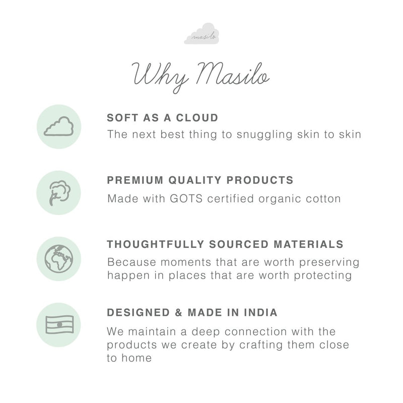 Buy Organic Muslin Burp Cloth & Bib Up, Up & Away Blue | Shop Verified Sustainable Baby Bibs & Hanky on Brown Living™