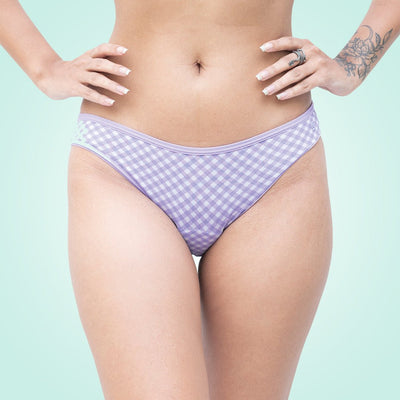 Organic Period Panty (Bikini) (1 pc) – Womens Underwear on Brown Living™. SKU: ORGBIKINIXS. Img 1.