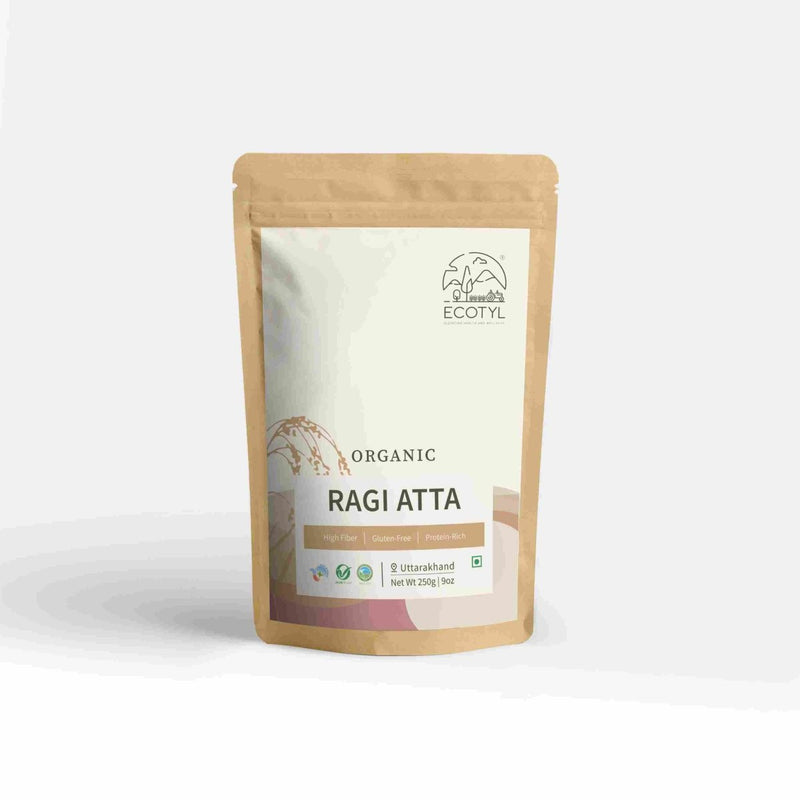 Buy Organic Ragi Atta (Finger Millet Flour) - Set of 2 | Shop Verified Sustainable Products on Brown Living