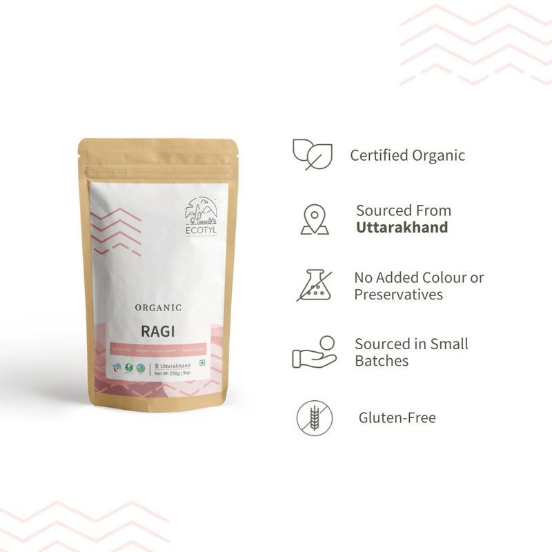 Buy Organic Ragi (Finger Millet) - Set of 2 (250 G) | Shop Verified Sustainable Cereal & Meusli on Brown Living™