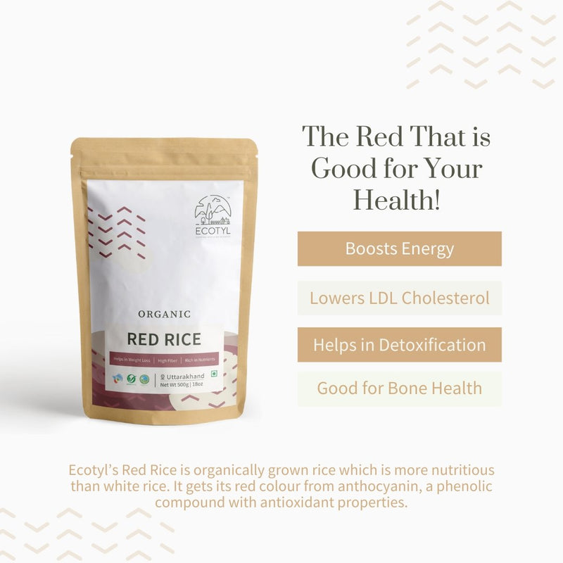 Buy Organic Red Rice | Shop Verified Sustainable Products on Brown Living