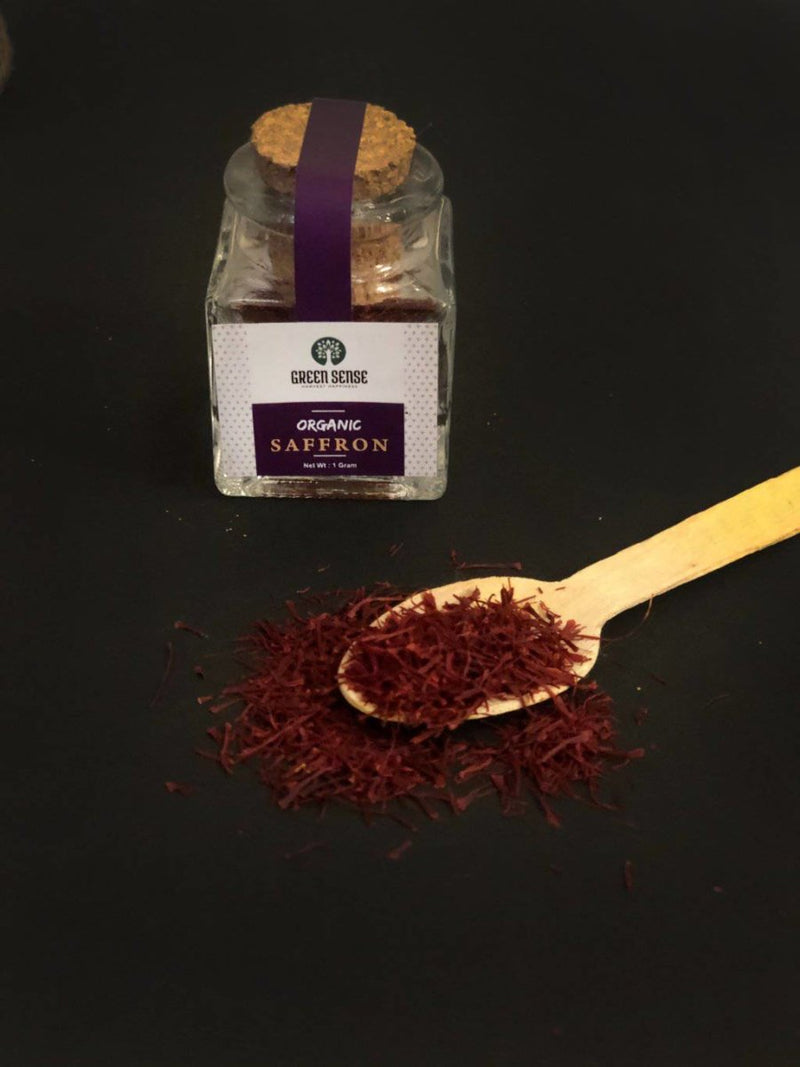 Buy Organic Saffron Kesar - Organic Spice - 1g | Shop Verified Sustainable Seasonings & Spices on Brown Living™