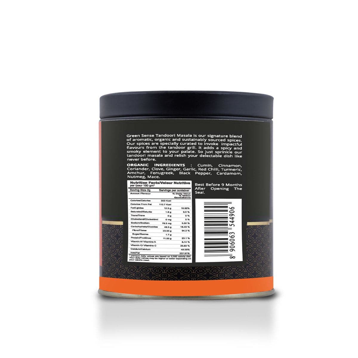 Organic Tandoori Masala - Organic Spice Blend - 80g | Verified Sustainable by Brown Living™