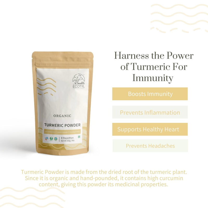 Buy Organic Turmeric Powder - Set of 2 | Shop Verified Sustainable Products on Brown Living