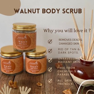 Organic Walnut Body Scrub | All Natural | Verified Sustainable by Brown Living™