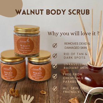 Buy Organic Walnut Body Scrub | All Natural | Shop Verified Sustainable Products on Brown Living