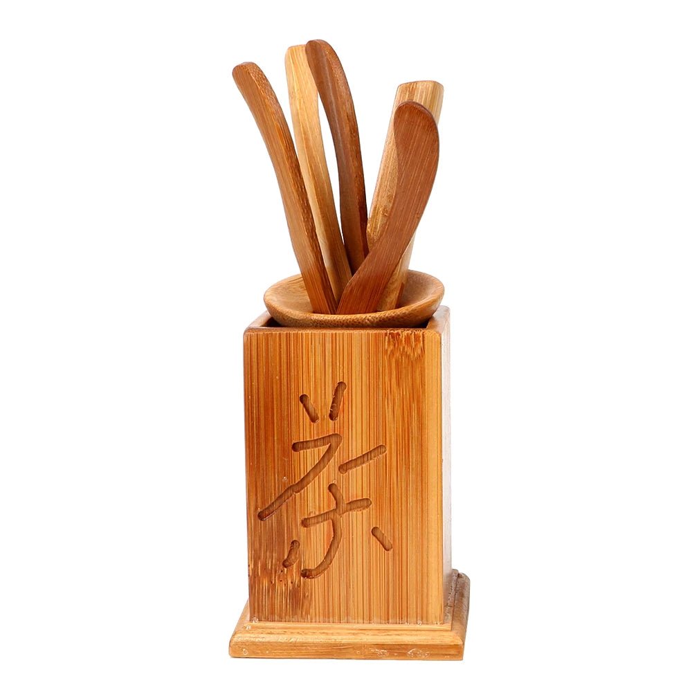 Oriental Bamboo Tea Spoon Set | Verified Sustainable by Brown Living™