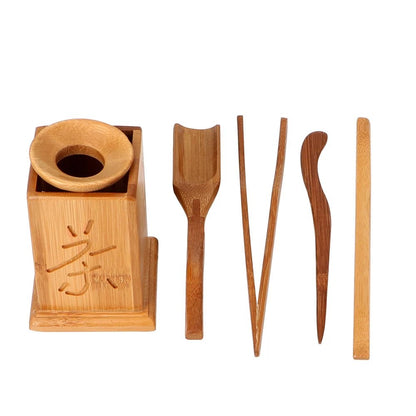 Oriental Bamboo Tea Spoon Set | Verified Sustainable by Brown Living™