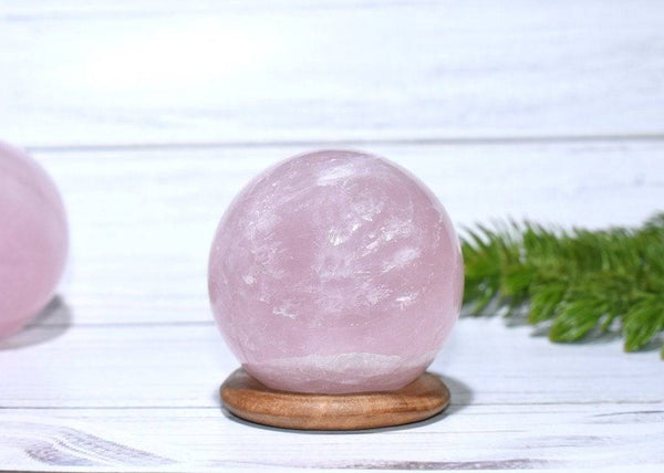 Buy Original Rose Quartz Healing Ball - Pink | Shop Verified Sustainable Products on Brown Living