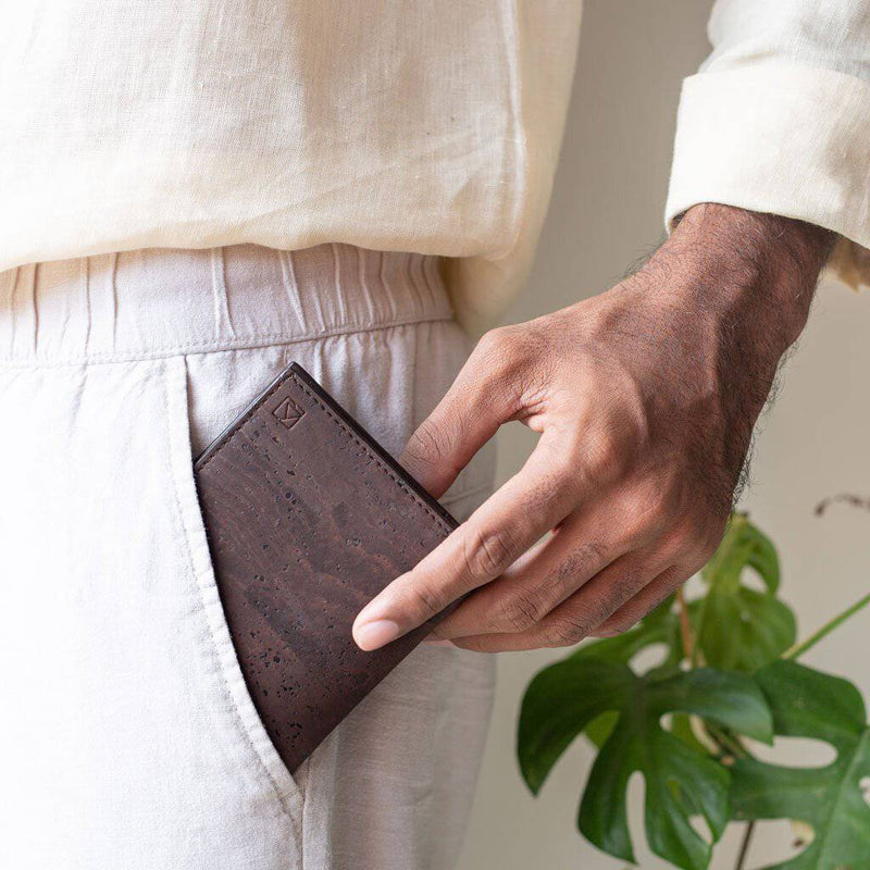 Buy Orion Slim ID Wallet - Brown | Shop Verified Sustainable Products on Brown Living