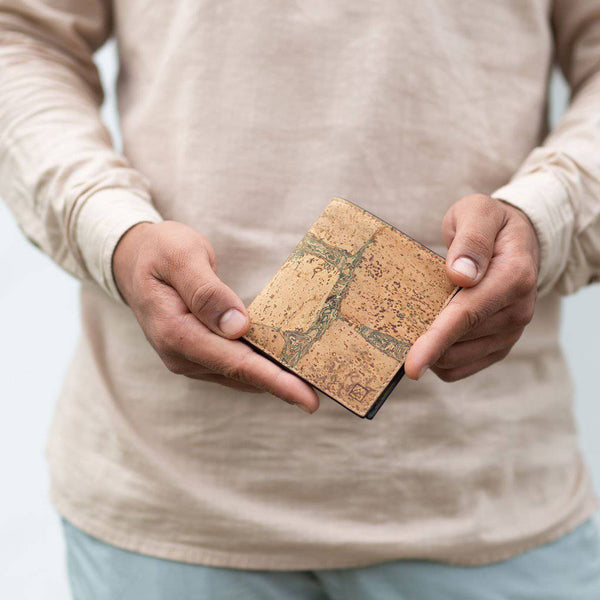 Buy Orion Slim ID Wallet - Terrain + Olive | Shop Sustainable Products on Brown Living