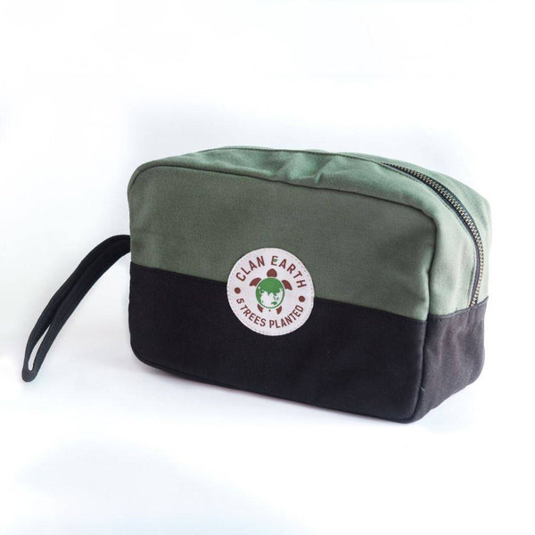 Buy Oryx Dopp Kit - Desk & Travel Organizer - Shaving Kit Bag - Artist Kit Bag - Olive Green & Black | Shop Verified Sustainable Travel Organiser on Brown Living™
