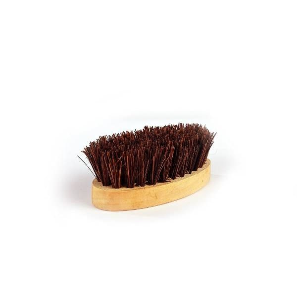 Oval Hard Scrub Coir Brush | Verified Sustainable Kitchen on Brown Living™