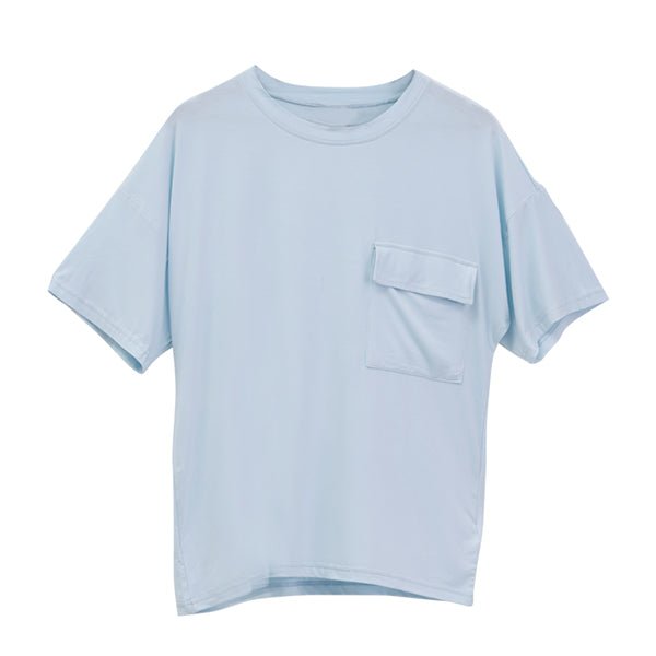 Buy Oversized Bamboo T-shirt | Baby Blue T-shirt | Unisex T-shirt | Shop Verified Sustainable Products on Brown Living
