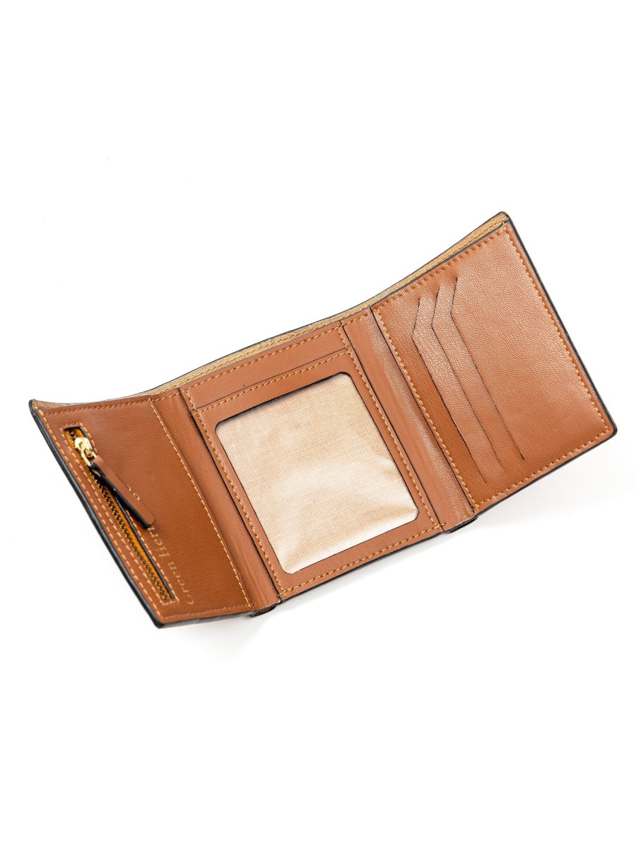 Oxylus (Gingerbread) | Mens Wallet made of Apple Leather | Vegan | Verified Sustainable by Brown Living™