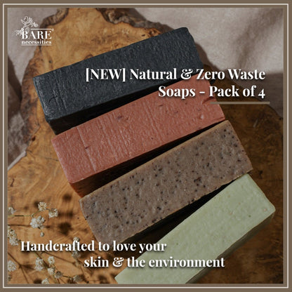 Pack of 4 Bare Spa Bars | Verified Sustainable by Brown Living™