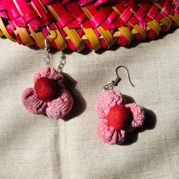 Padma Textile Earring | Handcrafted by Artisans | Verified Sustainable Womens earrings on Brown Living™