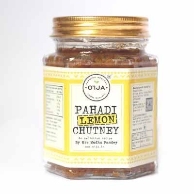 Buy Pahadi Lemon Chutney, Nimbu Chutney, Preservatives Free | Shop Verified Sustainable Pickles & Chutney on Brown Living™