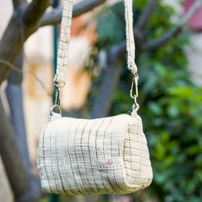 Buy Pai Bowling Bag Inspired | Minimalistic Shoulder Bag | Handmade | Shop Verified Sustainable Womens Handbag on Brown Living™