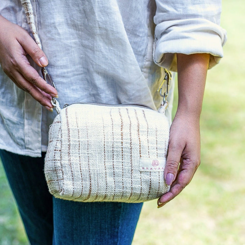 Buy Pai Bowling Bag Inspired | Minimalistic Shoulder Bag | Handmade | Shop Verified Sustainable Womens Handbag on Brown Living™