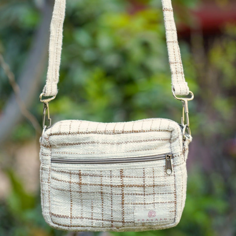 Buy Pai Handbag with 2 zips | Detachable Strap | Vegan Bag | Shop Verified Sustainable Products on Brown Living
