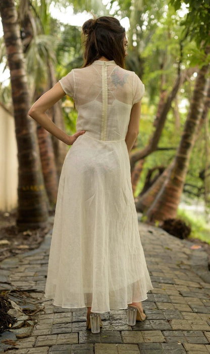 Palasa Dress - Off White | Verified Sustainable by Brown Living™