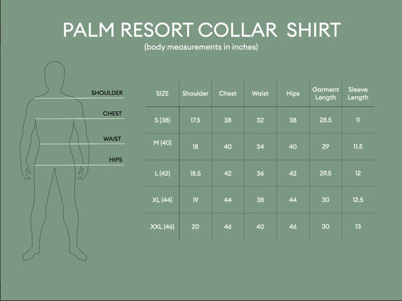 Buy Palm Resort Collar Shirt - Grey | Shop Verified Sustainable Products on Brown Living
