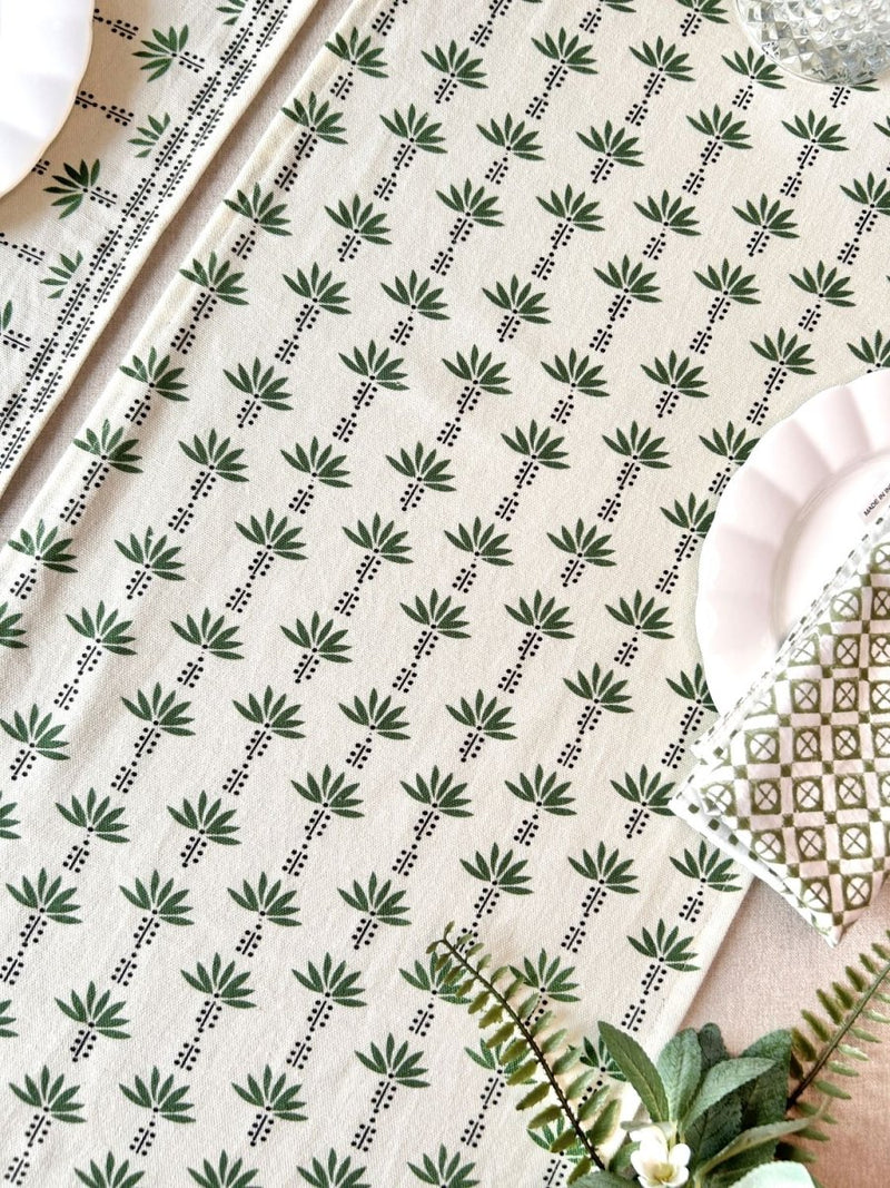 Buy Palm Trees Table Runner 14x72 Inches | Shop Verified Sustainable Table Linens on Brown Living™