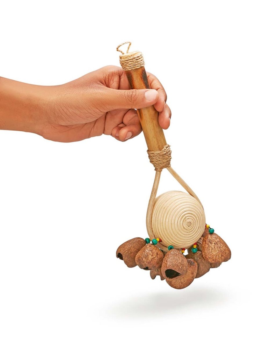 Pangi Shaker with Rattan and Bamboo Handle | Verified Sustainable by Brown Living™