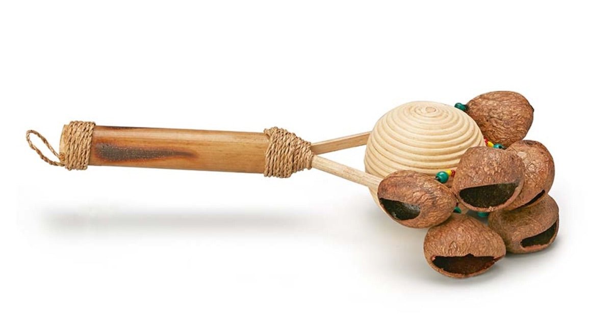 Pangi Shaker with Rattan and Bamboo Handle | Verified Sustainable by Brown Living™