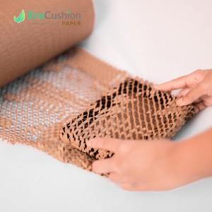 Paper Bubble Wrap | Length 50M | Honeycomb Packaging | Verified Sustainable by Brown Living™