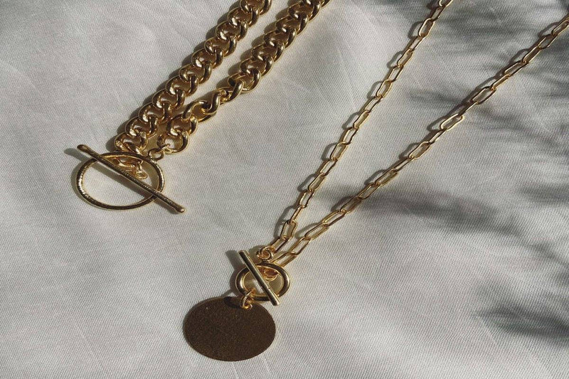 Buy Paperclip Chain Choker Necklace | Shop Verified Sustainable Womens Necklaces on Brown Living™