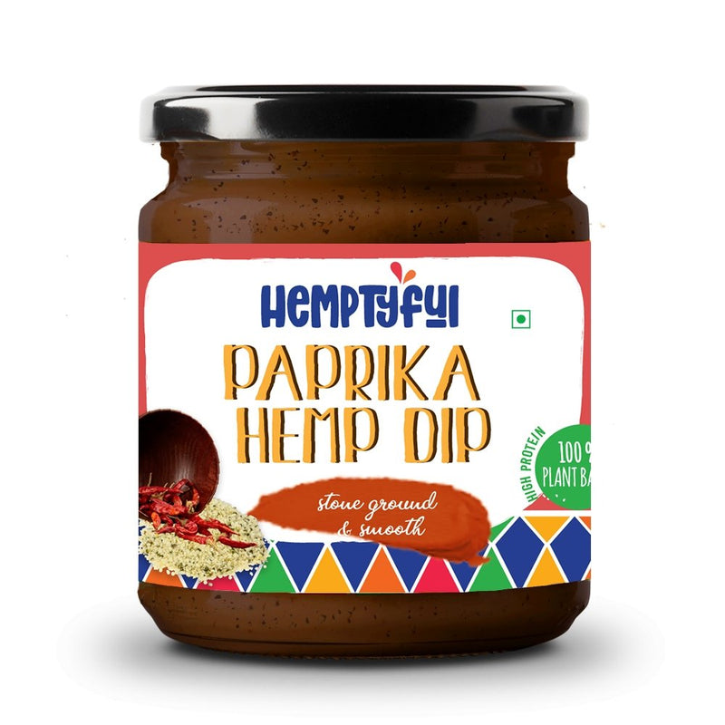 Buy Paprika Hemp Dip - 180gm | Shop Verified Sustainable Products on Brown Living