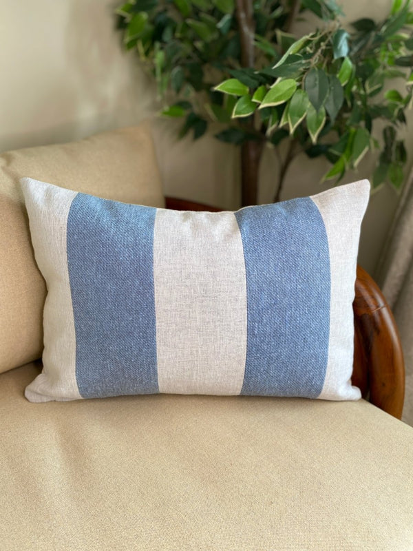Buy Pastel Stripes Double Sided Cushion Cover- Pack of 2 | Shop Verified Sustainable Covers & Inserts on Brown Living™